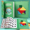 Tangram animale + blocchi di materiale ABS