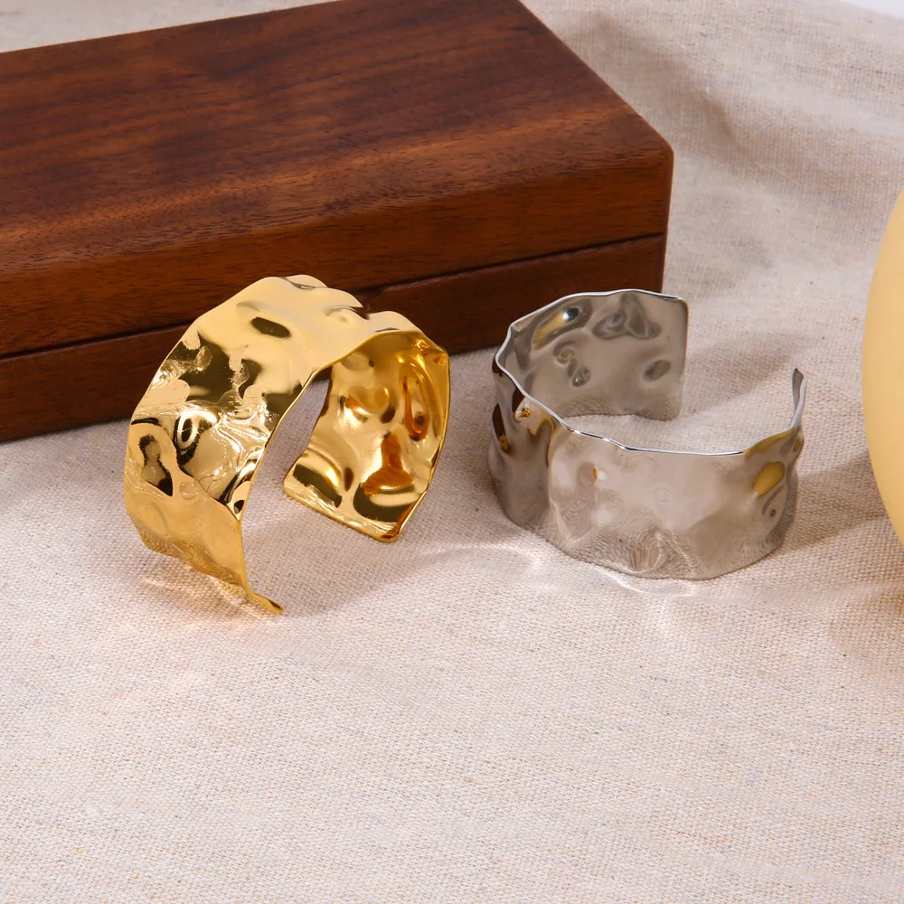 ROUGEMONT Bracciale Donna In Acciaio Inox Oro 18K - Ipoallergenico, Impermeabile, 17-18 Cm, Design Rettangolare Opaco