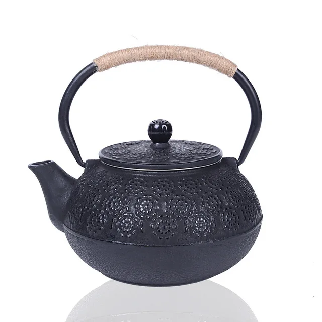 enamel coated cast iron tea kettle