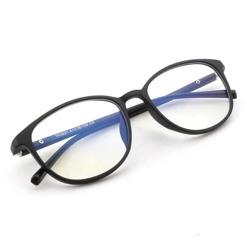 High Tr90 Frame Blue Light Blocking Glasses Anti Glare Fatigue Blocking Headaches Eye Strain Glasses