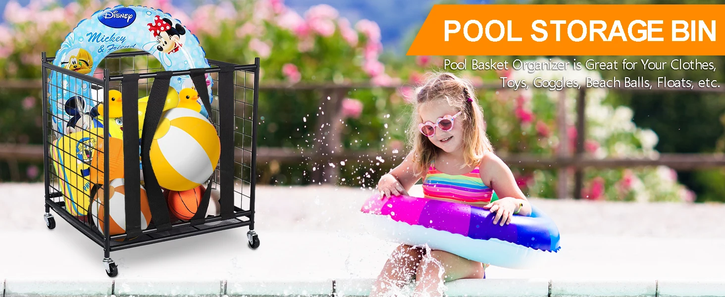 Garage Organizer Ball Storage With Elastic Straps Garage Sports