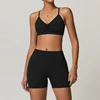 Black bra&shorts