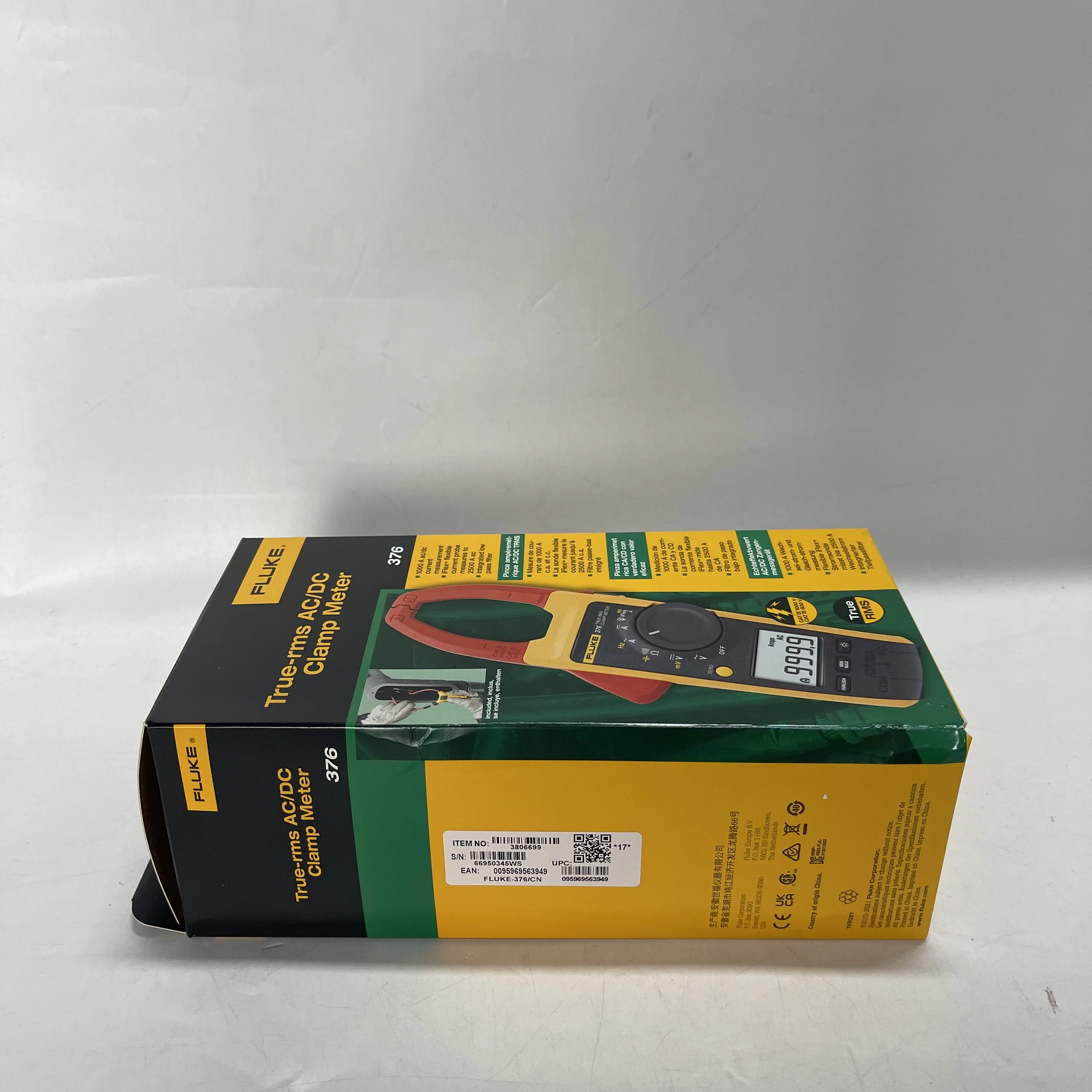 Fluke True-rms AC/DC Clamp Meter 376