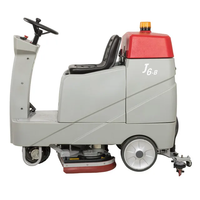 Baiyun Cleaning Automatic Smart Cement Epoxy Marble Rubber Compact Ride on Floor Scrubber Dryers Cleaning Machine Equipment