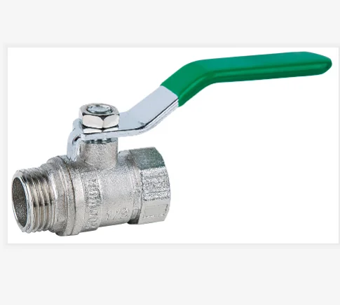 CE approved forged brass ball valve with red handle