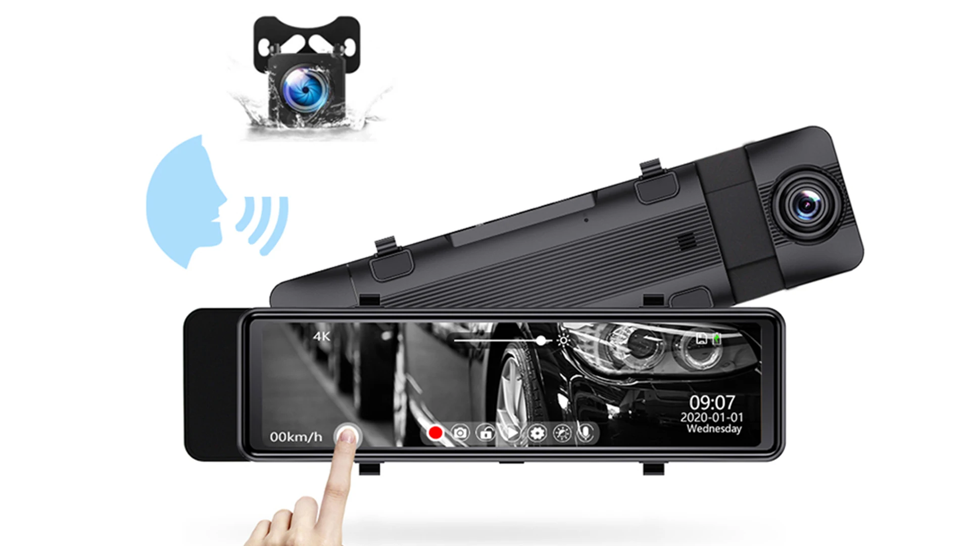 10 Inch Dash Cam 2k Front And Rear 1080p Recorder Anpr Camera Car Black Box Gps Digital Dashboard Trail Camera De Recul Dvr Buy Car Traker Vehicle Tracking Device System Panoramic