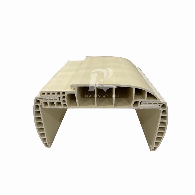 Adjustable Wood Plastic Composite Wooden Waterproof Wpc Paint Free Door