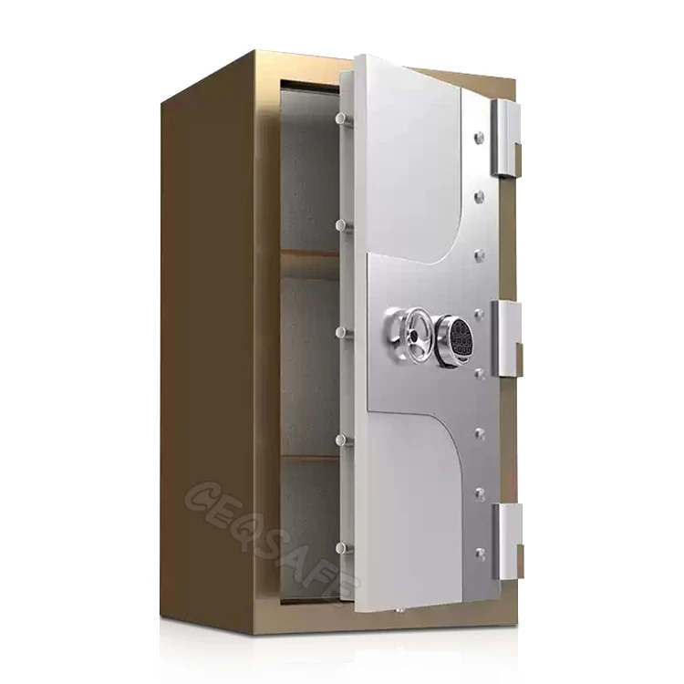 CEQSAFE New Steel Electronic Deposit Safe Fireproof Electronic Digital Metal Safe Office Home Safe Box