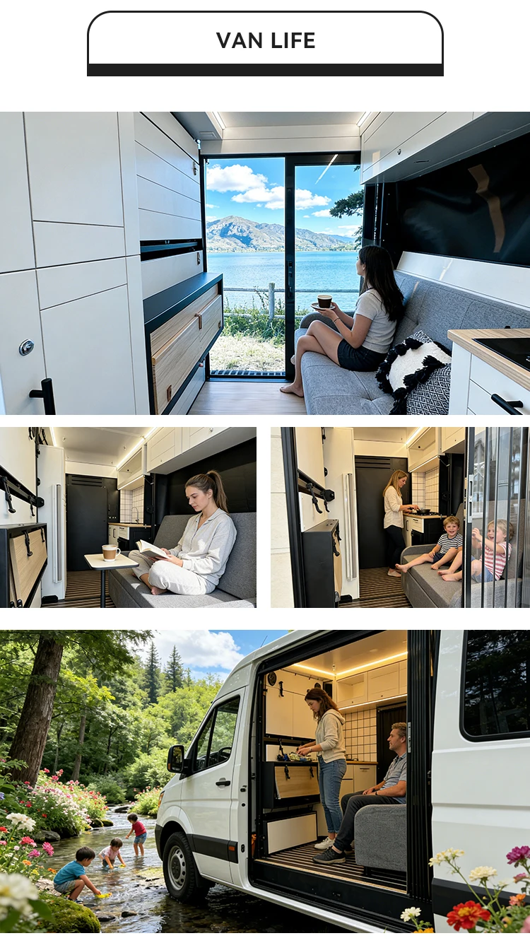 Mobile Rv Van Luxury Mobile Home Van - Modular Travel Trailer for Sale