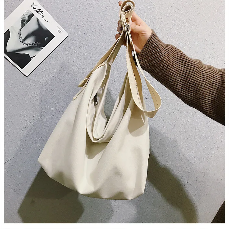New Style Fashion Shopping Single Shoulder Customize Canvas Tote Bag ...