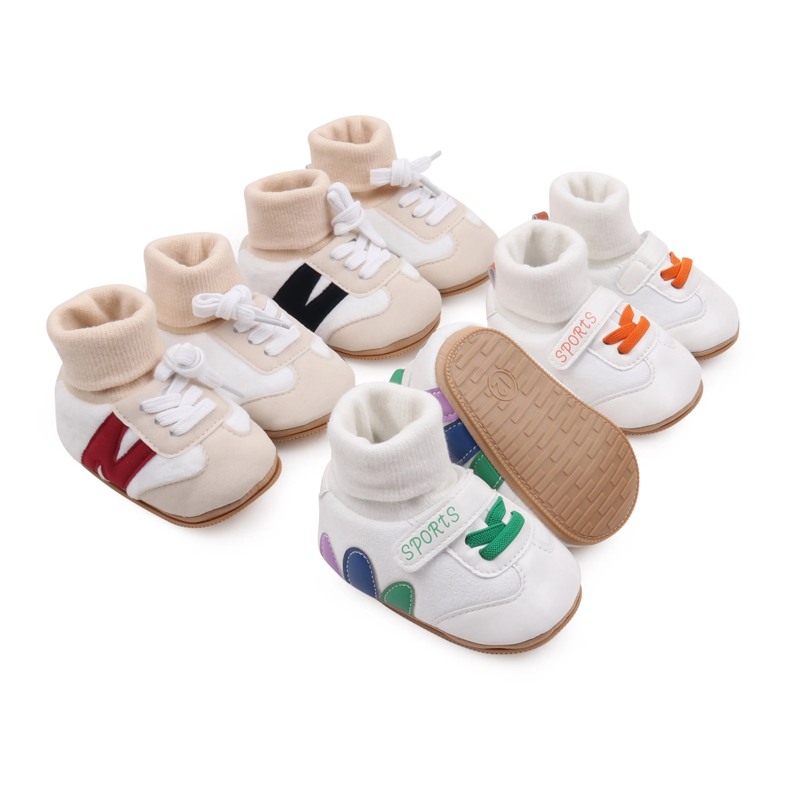 Autumn and Winter Warm Newborn Baby Walking Socks Shoes Cute and Comfortable Walking Shoes details