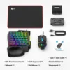 Clavier M1Pro+ +K13 noir + souris G4 + support mobile + tapis de souris