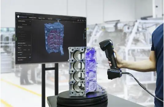UE Scanner Shining 3d Shining 3d Freescan Pro Freescan Trio for Industrial Car Parts