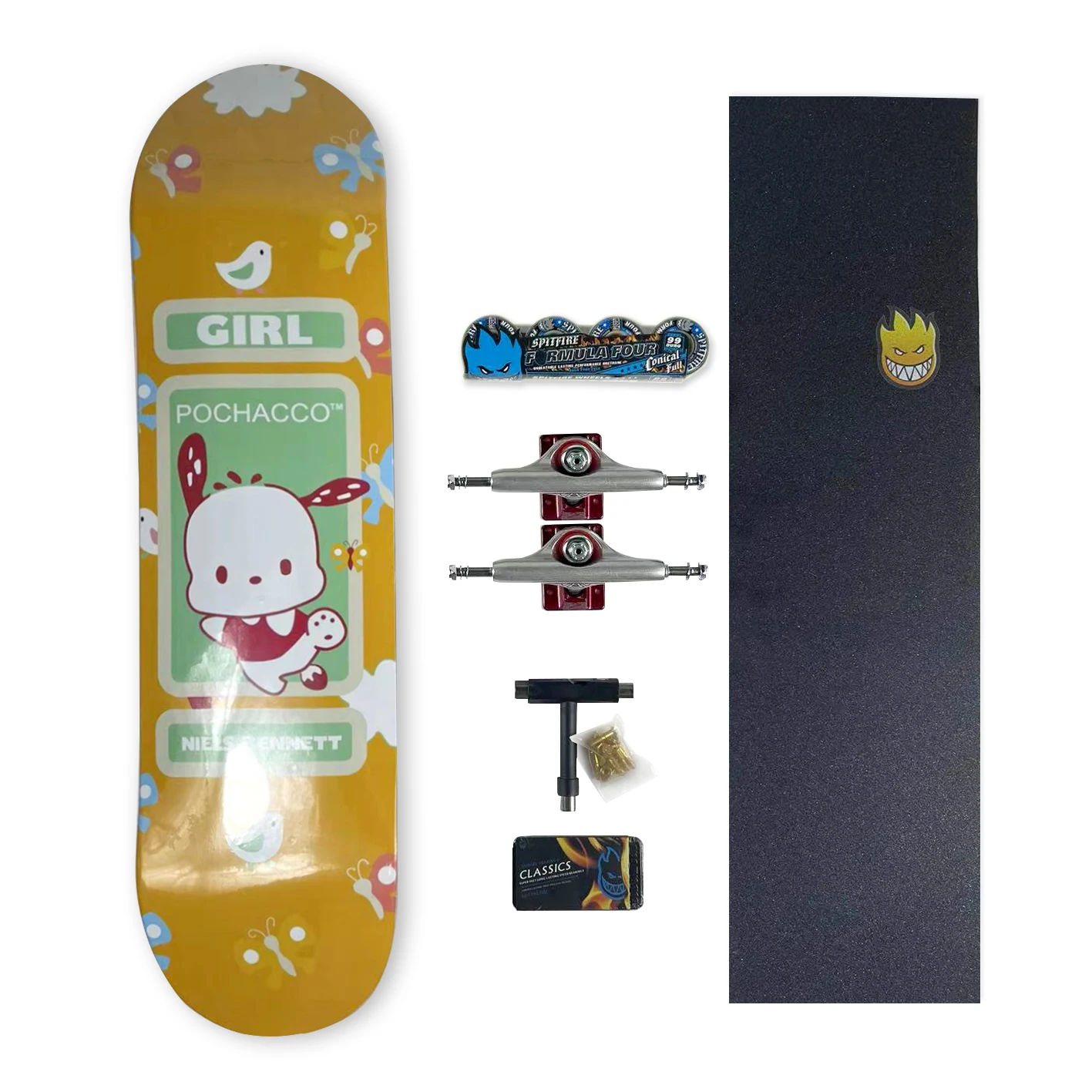 Girl Skateboard Complete Full Set - 7 Ply Canada Maple