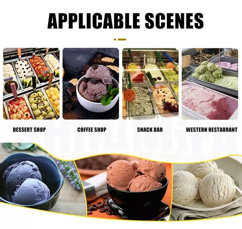 2022 Gelato Machine Hard Making Ice Cream Maquina De Helado Faze Sorvete Gelo Duro Ice Cream Maker - Image 6