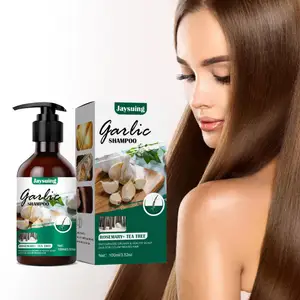 Jaysuing OEM Garlic Shampoo Itchy Hair Anti-dandruff Hair Growth Anti-fall Shampoo
