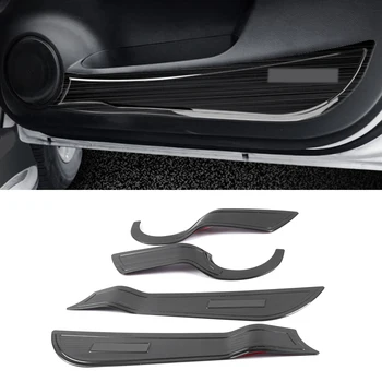 For Nissan X-TRAIL T32 Rogue 2014-2021 Car Accessory Stainless Door Anti-kick Pad Cover Trim Frame Interior Decoration Molding