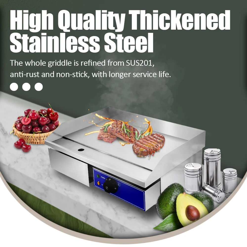Kitchen Catering Commercial Portable Stainless Steel Non Stick