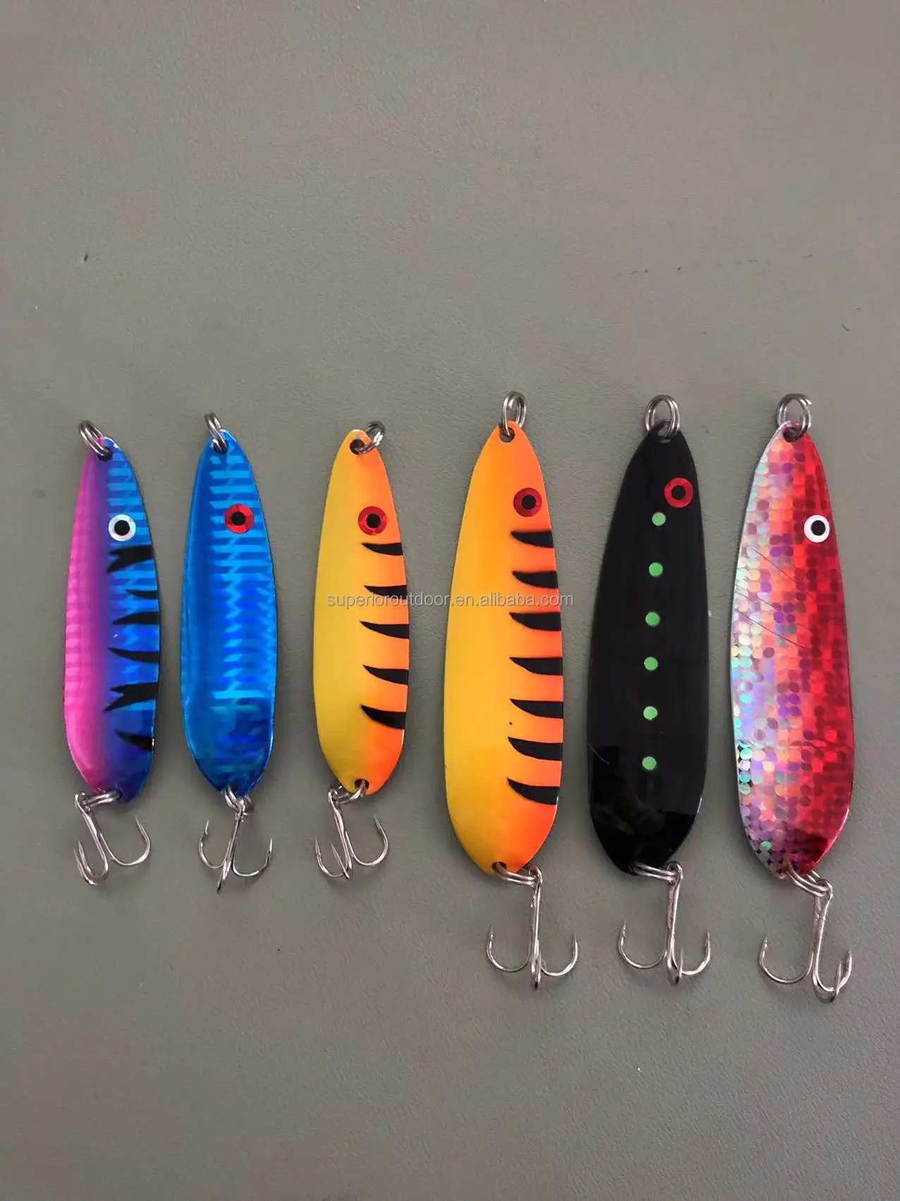 Superiorfishing Sutton Spoon Lure Metal Bait Trout Lure Trolling Spoon
