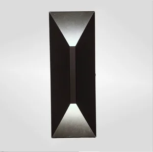 Modern Waterproof Outdoor Wall Lamp IP65 Waterproof Aluminum up Down Security Lighting for  Garden Yard Stair Corridor
