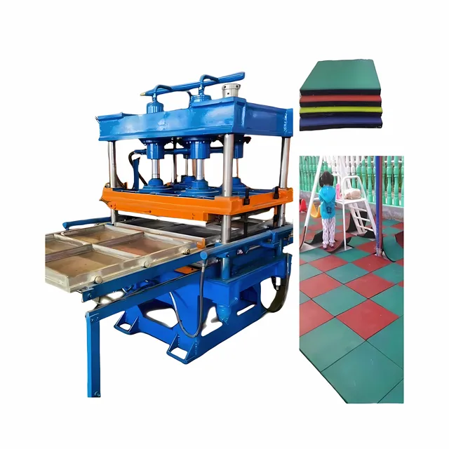 new automatic EPDM Rubber Mat Press Machine /Rubber Tiles Outdoor Playground Making Machine