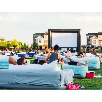 Hot sale blow up movie screen and projector inflatable movie screen outdoor with inflatable chair