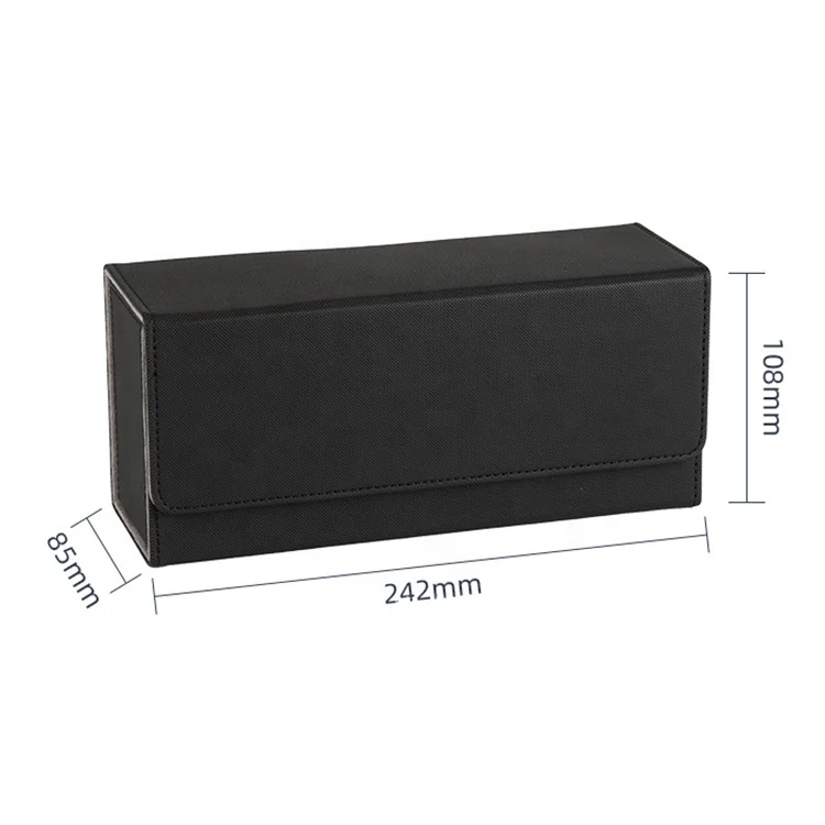 Yugioh Deck Box,Card Deck Storage Case with 3 Tray for  TCG/CCG/Yugioh/Pokman,High Quality PU Leather Deck Case 3 in 1