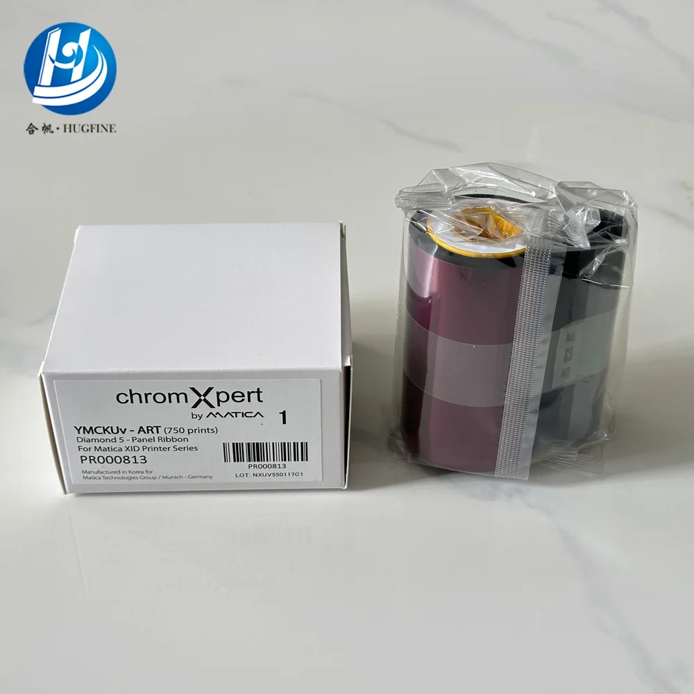 Original Matica ChromeXpert PR000813 YMCKUV Ribbon for ID Card