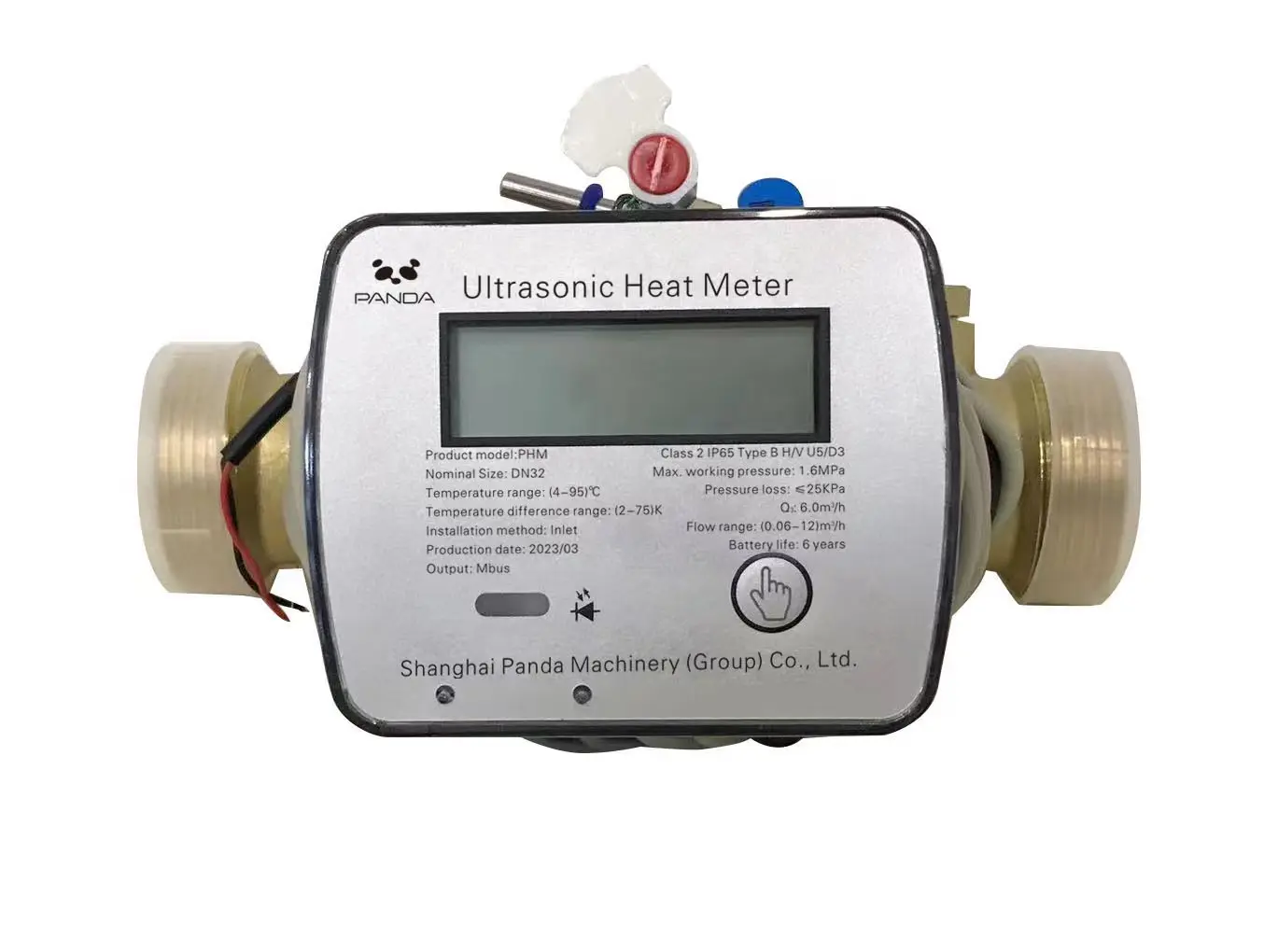 PHM Residential Ultrasonic Heat Flow Meter for Hot Water