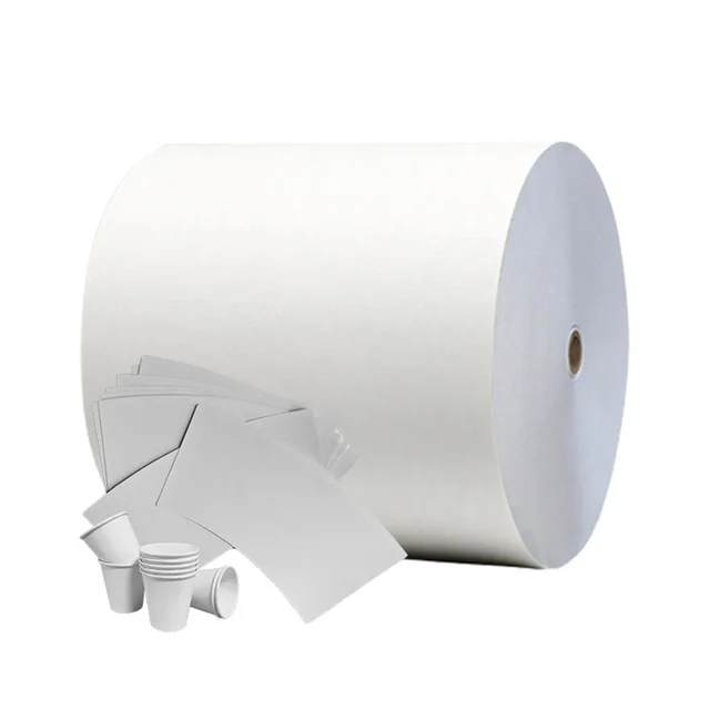 Food grade PE coated cup paper, disposable fan-shaped cup sheet