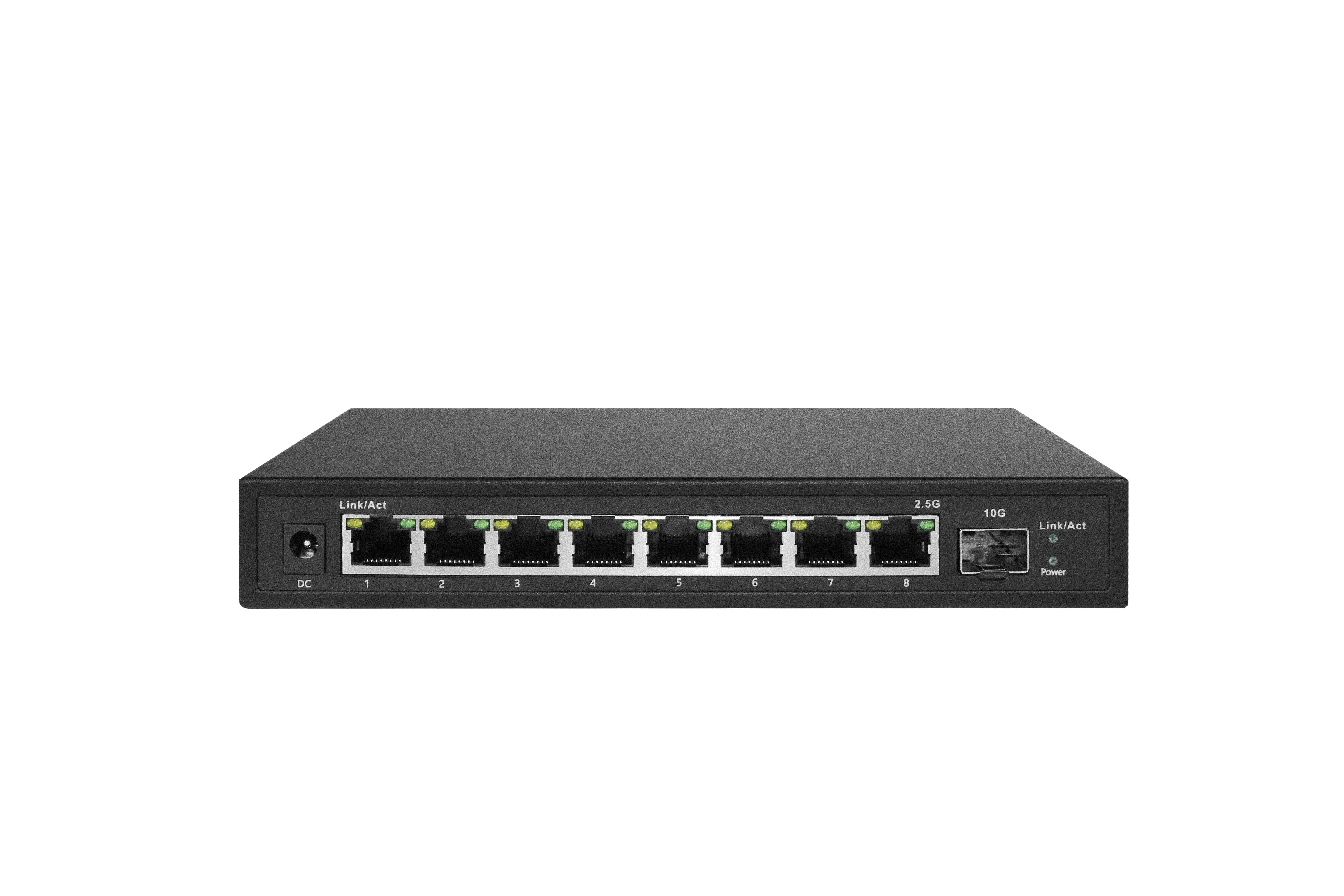 8 Port 2.5G Multi-Gigabit Smart Poe Switch with 10G Uplink