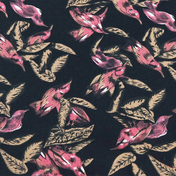 Устойчивая 85gsm 100 хлопок voil печатная тканая одежда подкладка простая ткань