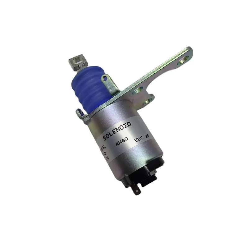 Excavator Spare Parts Stop Solenoid Valve for 4M40 32A61-09010 32A61-09020 ME736957 Flameout Switch 4M40 24V