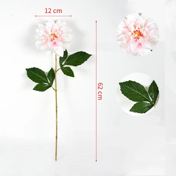 high quality silk cloth artificial dahlia beautiful dahlia for indoor outdoor wedding decoration