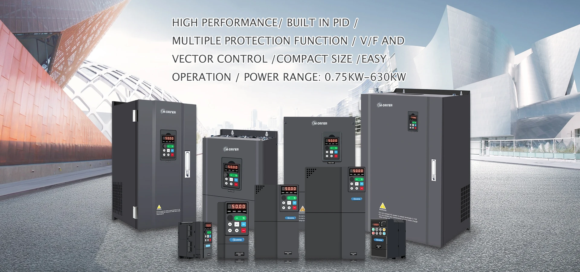Single Phase to 3 Phase 220V 15kW VFD M-driver Speed Variator ...
