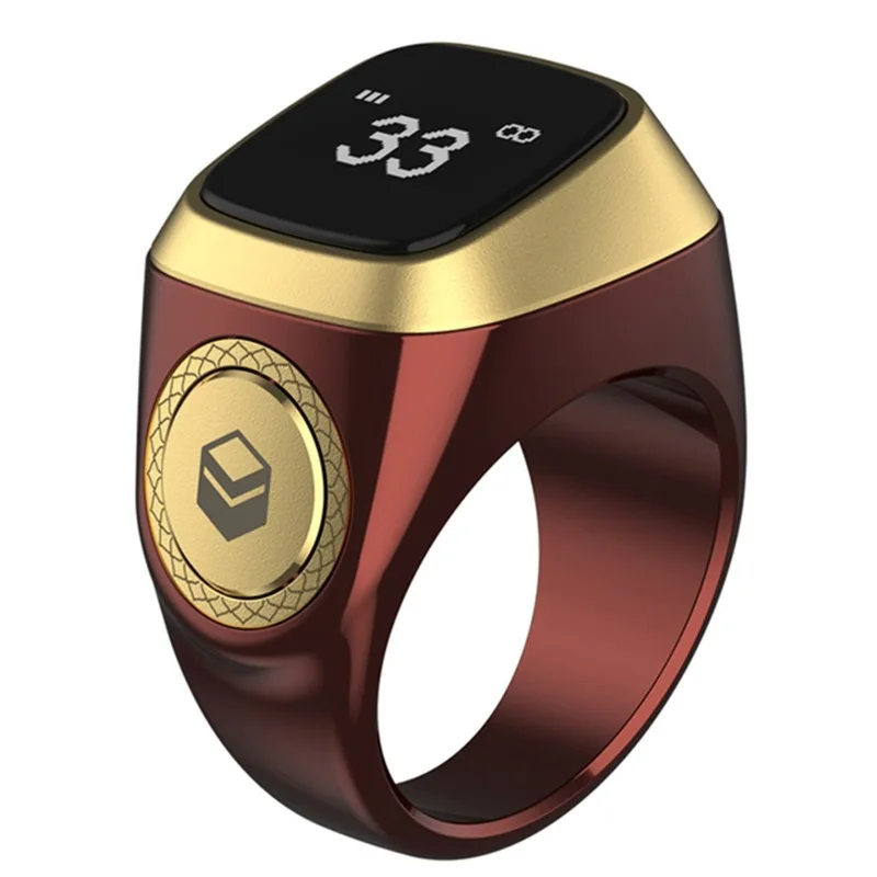 Smart Ring Zikr Plastic Counter Muslim Tasbih Online Azan Sunrise Alarm Clock Smart Ring for Phone