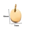 gold 7x10mm oval