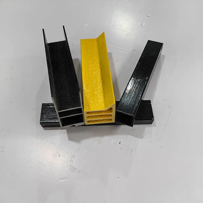 Fiberglass Rectangular Tube Extruded Fiberglass Box Section Hollow Tube Plastic square Tube