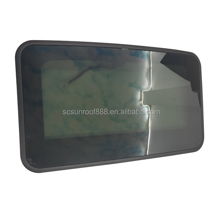 Electric Universal Sunroof Glass Assembly Automobile Roof 860*495mm