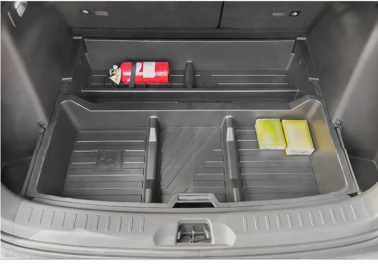 Auto Interior Accessories Rear Trunk Storage Box PP Plastic Car Trunk Organizers Storage Box For BYD Atto 3 Yuan Plus Accessory supplier