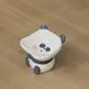 Panda Gris - Boca Plana Negro