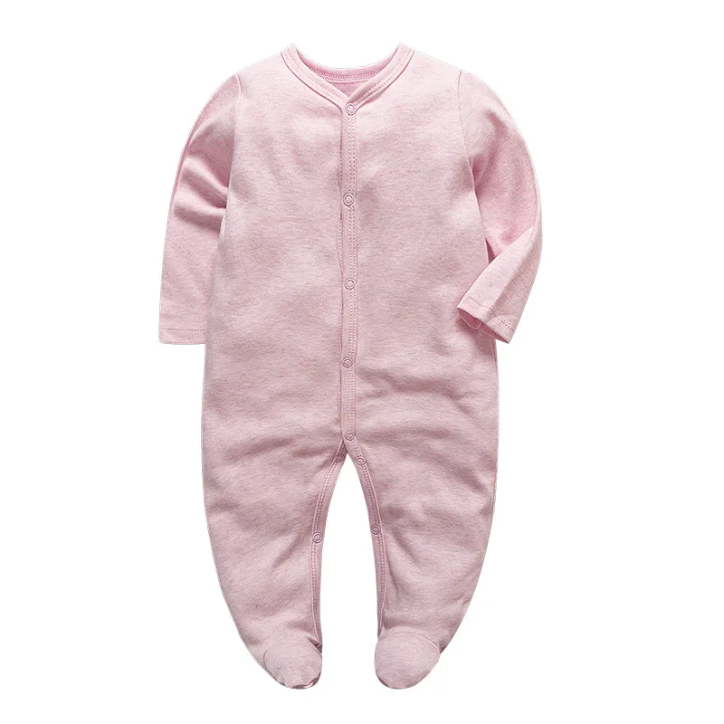 Newborn Infant Baby Boy Girl Clothes Print Color Long Sleeve Romper ...