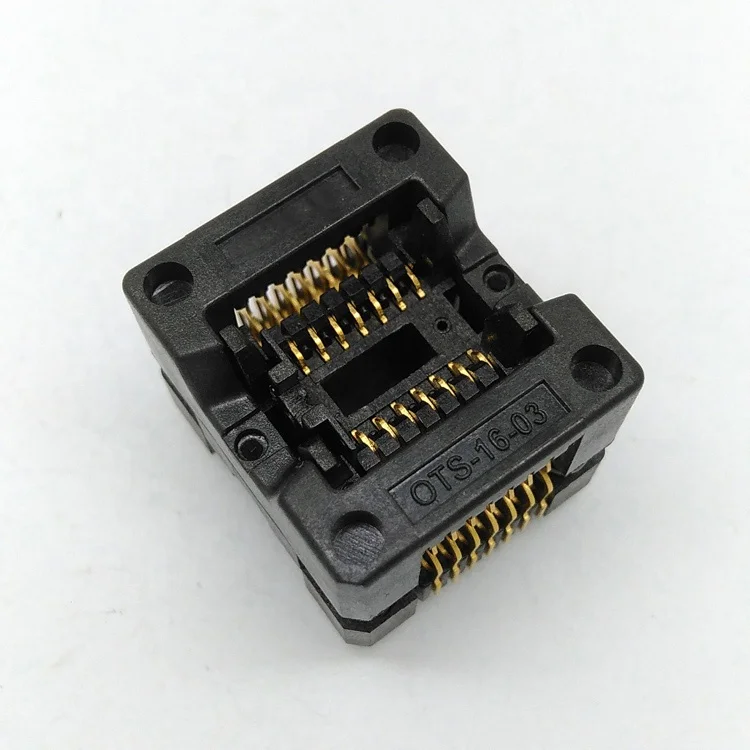 Taidacent SOP14 Aging Burn in Socket Test Socket Conversion Block OTS-16-1.27-03 Programming Block SOP 14 Pin IC Socket