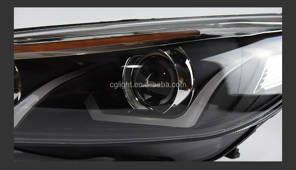 Faro delantero para coche Ford Focus, lente de proyector, señal dinámica Drl, accesorios automotrices, 2015-2017