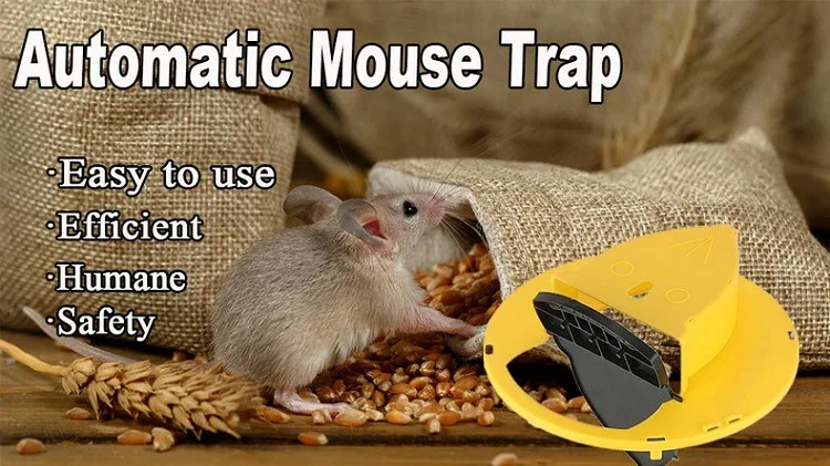 Auto Reset Rat Soor Style Lure Traps Mouse Rat Plastic Slide Filp Mouse ...