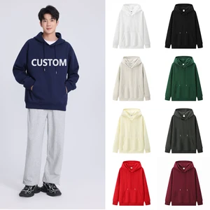 High Quality DIY Custom 3D Puff Printing logo Pullover USA Size Plain DTG 3D Embroidery Print Men's Sweatshirt Hoodies