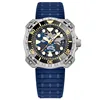 Titanium shell blue face