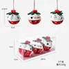 6cm white and red bells-100g