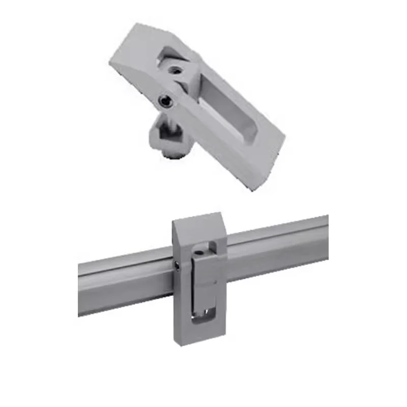 Spring-type Reverse Stopper 28 Third-generation Aluminum Alloy Lean Pipeline bar Accessories Workbench Turnover Trolley Rack