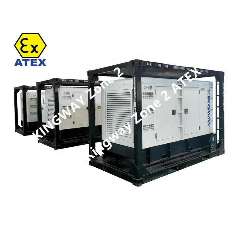 Diesel Genset Zone 2 IIB T3 Hazardous Area Use ATEX Standard Diesel Engine Generator Set Explosion Proof